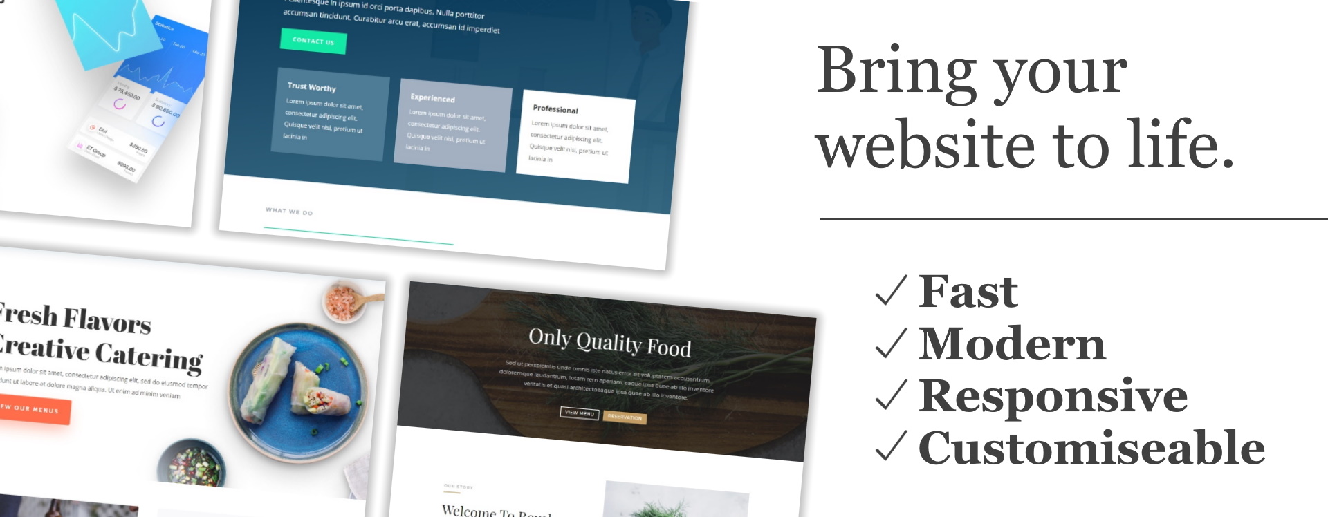 Template-based website design