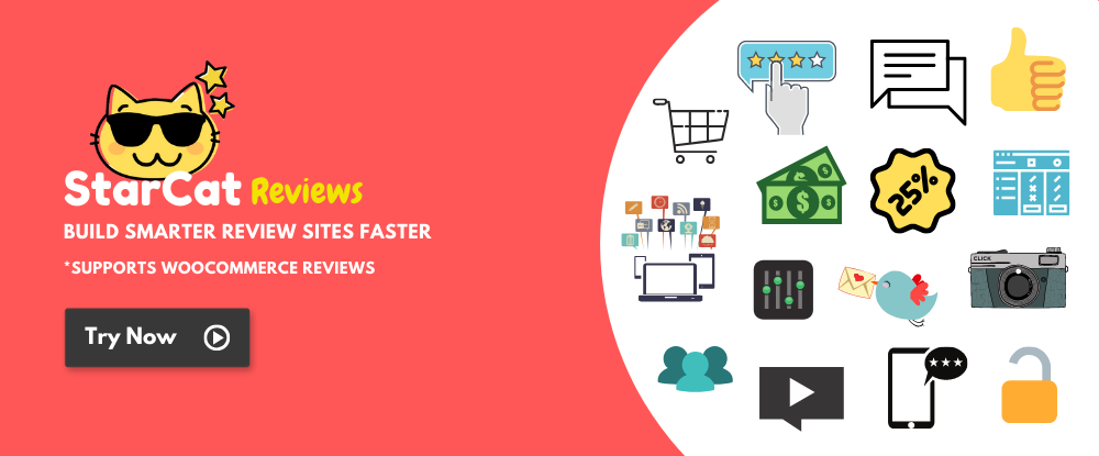 StarCat Reviews for Woocommerce Products and Creating Review Websites