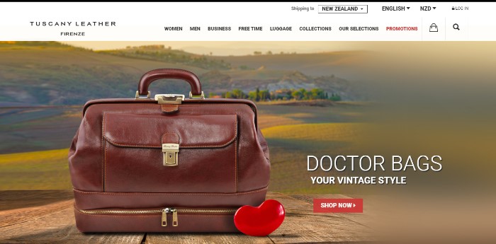 Tuscany Leather Bernini Leather Doctor Bag