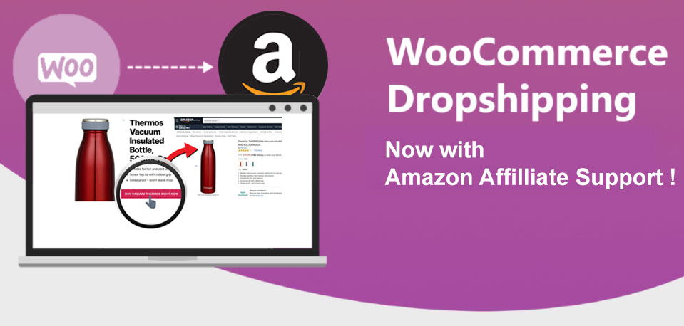 Amazon  Affiliate Free Hosting SSL Drop Shipping E-Commerce Website 